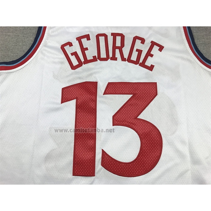 Camiseta Los Angeles Clippers Paul George #13 Association 2024-25 Blanco